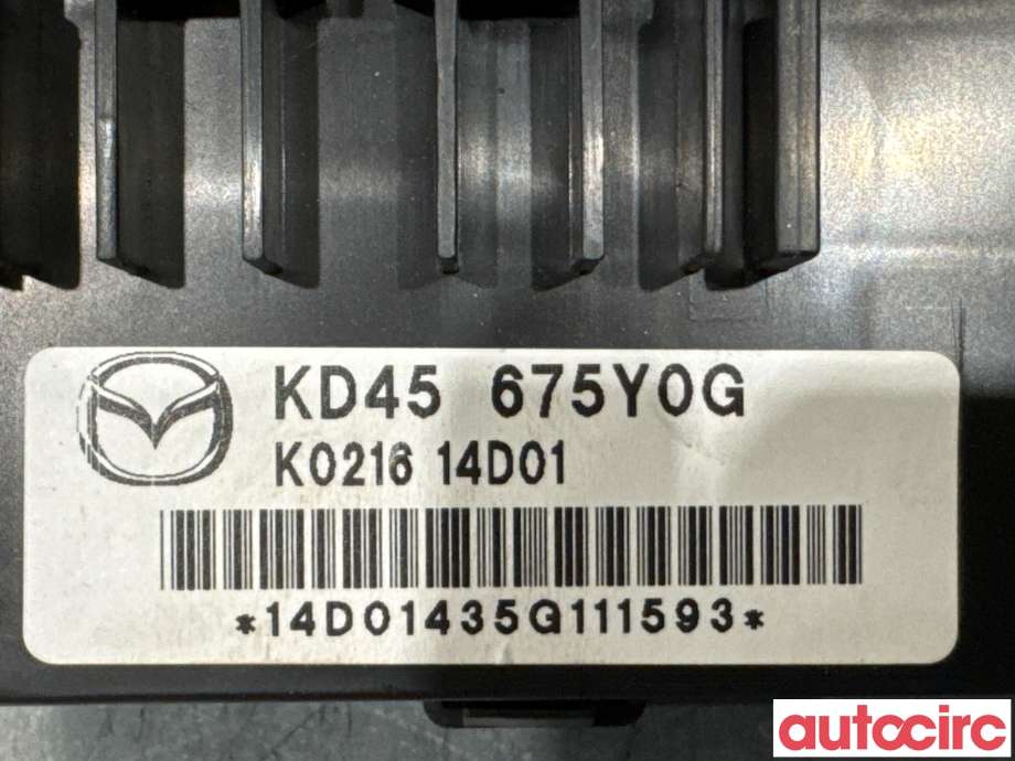 Styreenhet comfort (BCM) til Mazda CX-5 2012-2017 (Type I)  (MAZDA|KD45-67-5Y0G|K021614D01|KD45675Y0G)