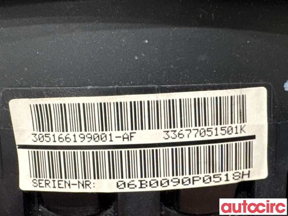 Airbag rattpute til BMW 3-Serie 2005-2011 (E90/E91/E92/E93) (E90/E91/E92/E93) (BMW|32306884672|33677051501K|305166199001-AF)