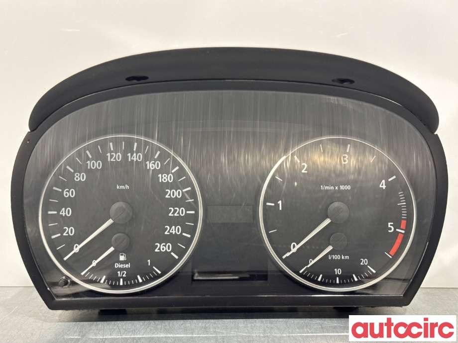 Instrumentpanel til BMW 3-Serie, 2005-2011 (E90/E91/E92/E93) (E90/E91/E92/E93) (BMW|62109316127)