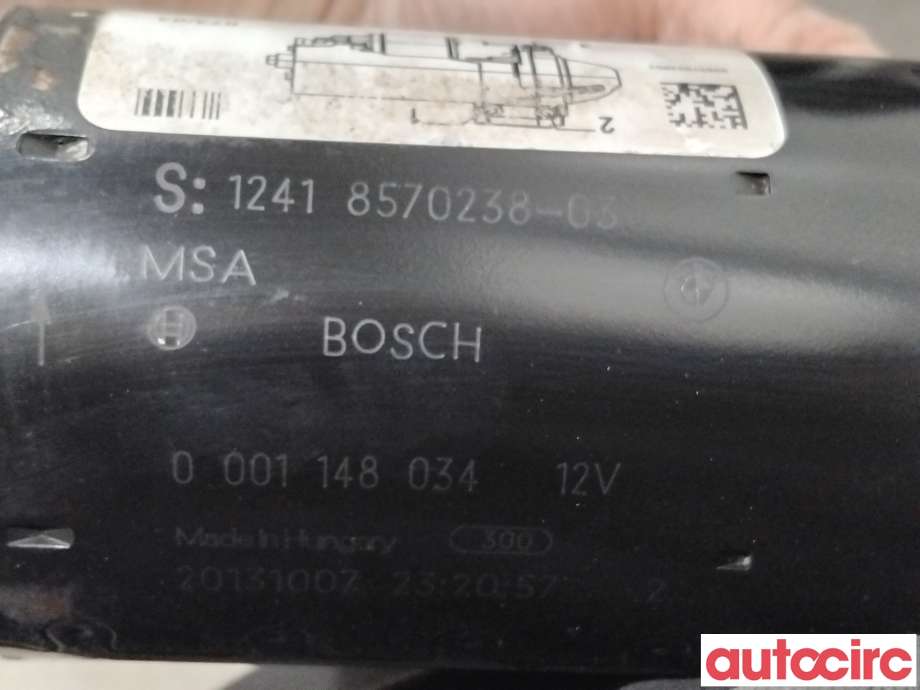 Starter diesel til BMW X5 2013-2018 (F15) (F15) (BMW|12418570238|0001148034)