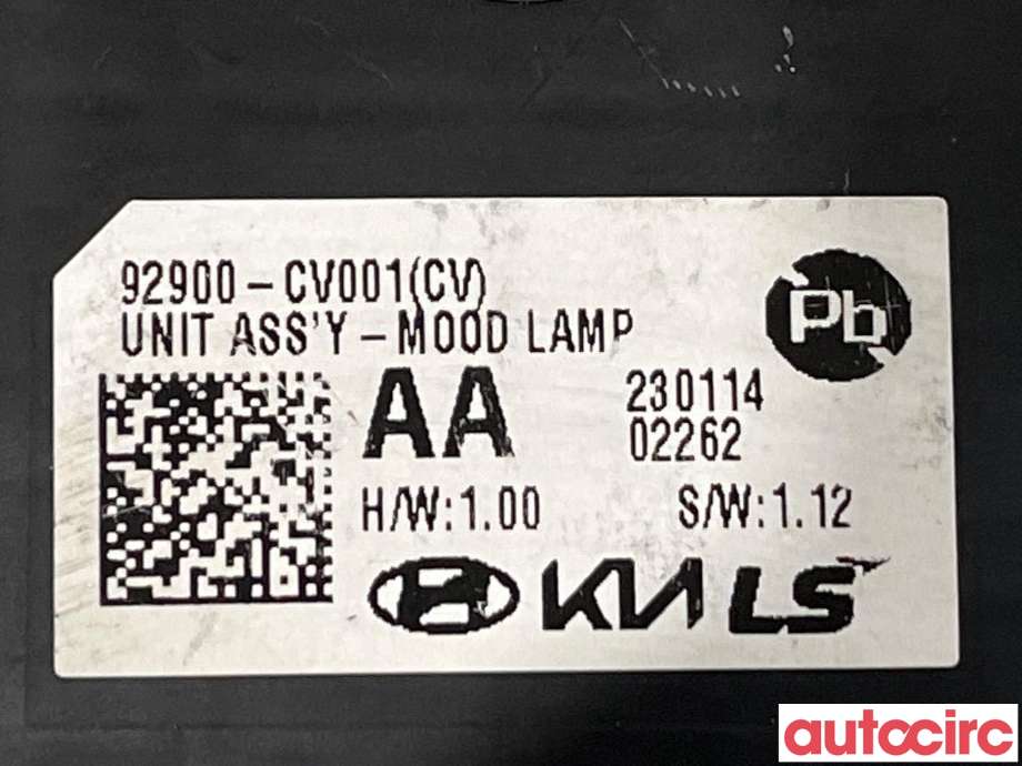 Styreenhet diverse til Kia EV6 2021-->>  (KIA|92900CV001|92900-CV001)