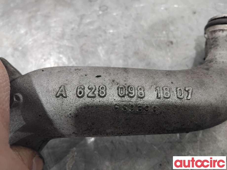 Turbo rør til Mercedes S-Klasse 1999-2005 (W220) (W220) (MERCEDES|A6280981807|)