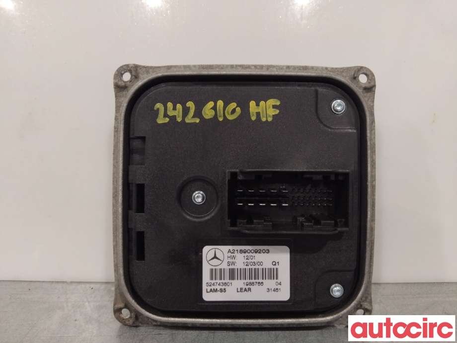 Styreenhet xenon/ballast til Mercedes ML 2011-2015 (Fase 1) (W166) (W166) (MERCEDES|A2189009203|524743801)