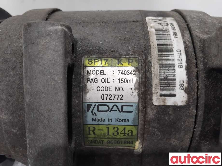Aircondition kompressor til Opel Antara 2007-2013  (OPEL|95522180|740342|96861884)