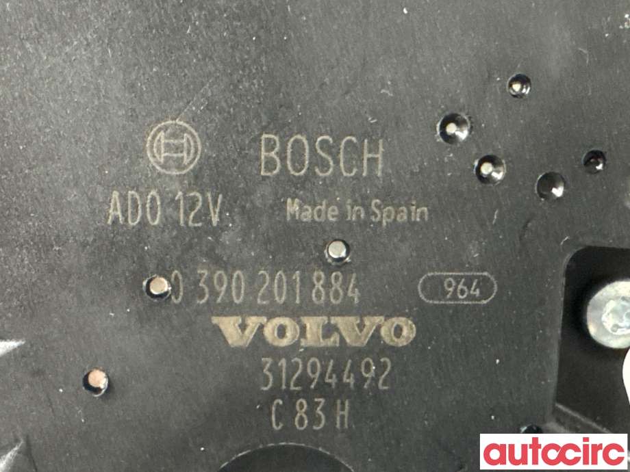 Viskermotor bakrute til Volvo V60/V60 CC 2013-2018 (Type I, Fase 2)  (VOLVO|31294492|0390201884)