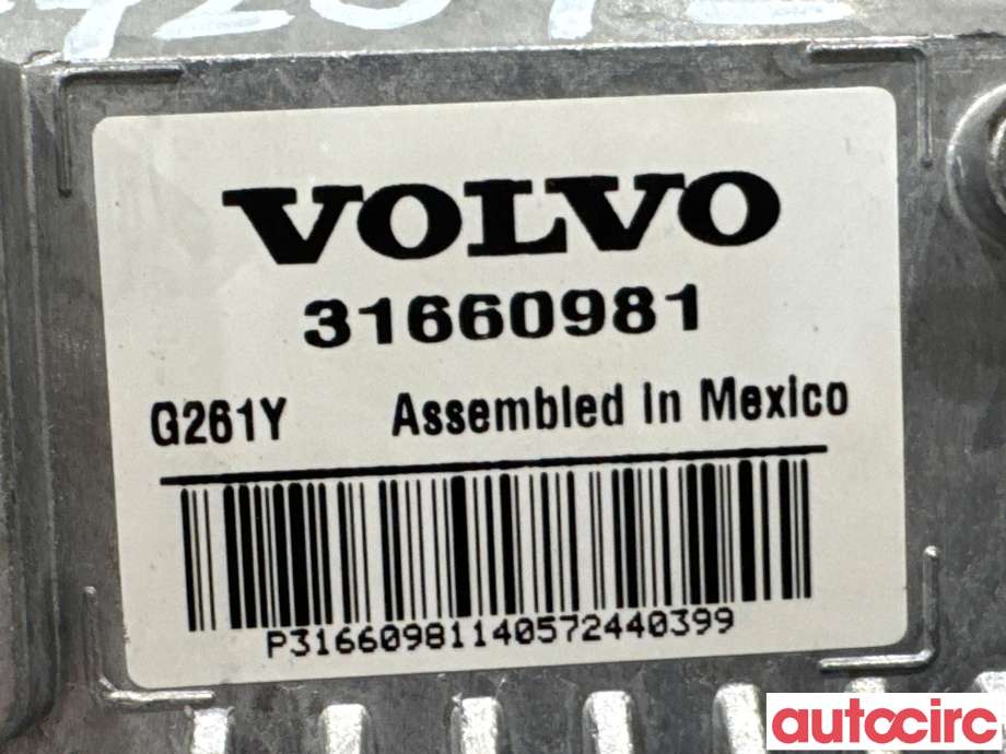 Kamera til Volvo V60/V60 CC 2013-2018 (Type I, Fase 2)  (VOLVO|31660981|G261Y)