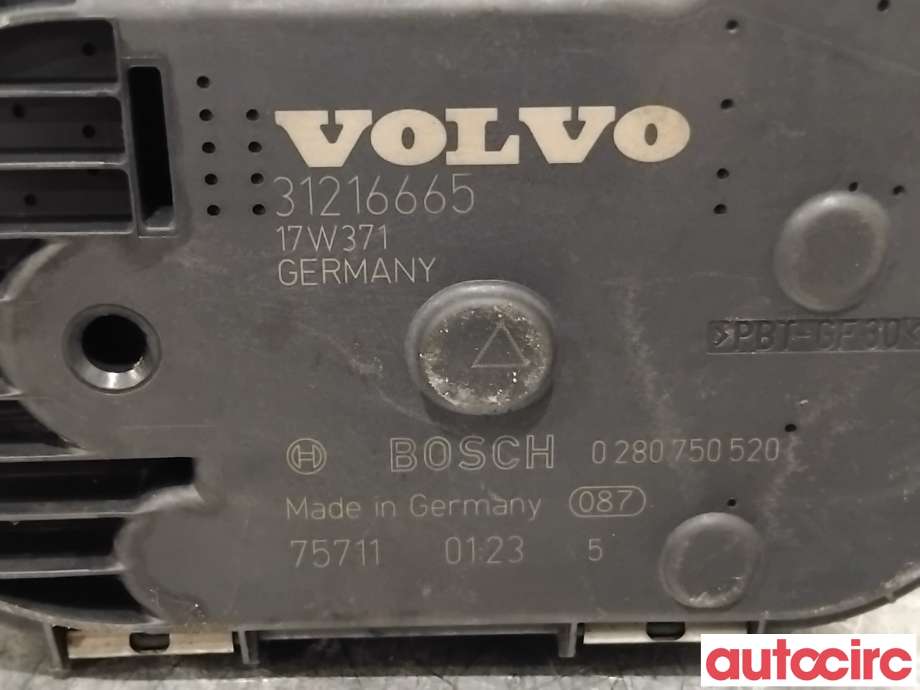 Spjeldhus til Volvo V60/V60 CC 2013-2018 (Type I, Fase 2) (VOLVO|31216665|0280750520)