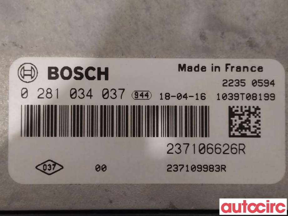 Styreenhet motor til Nissan NV300 2016-->>  (NISSAN|2261101Q1D|237106626R)