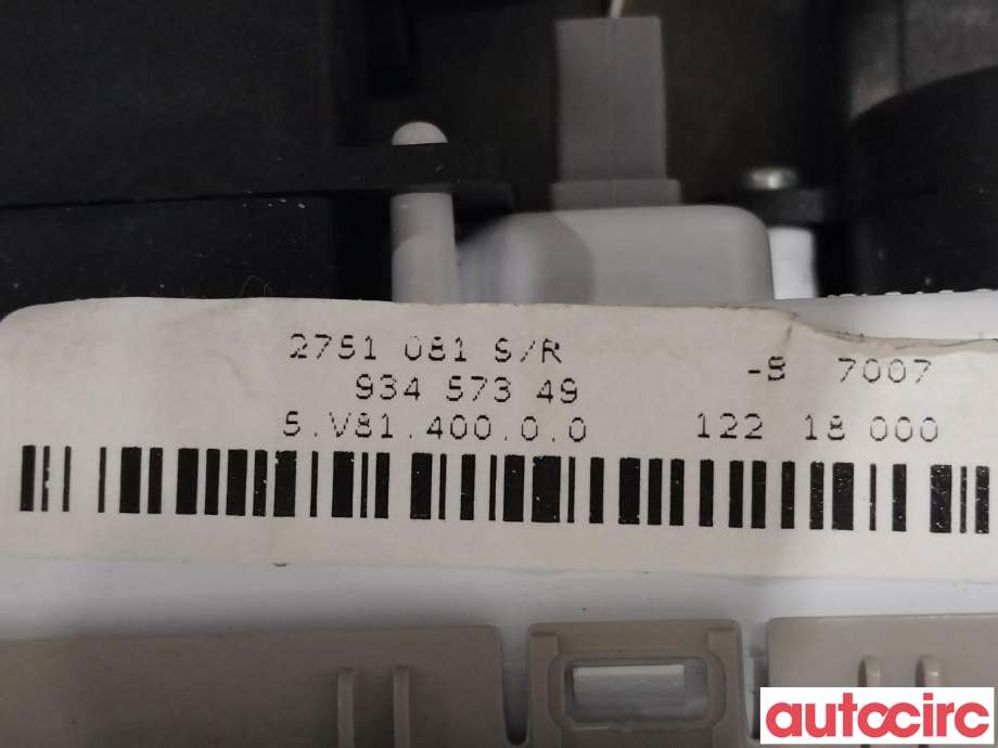 Varmeapparat betjening til Nissan NV300 2016-->> (NISSAN|93457349|)