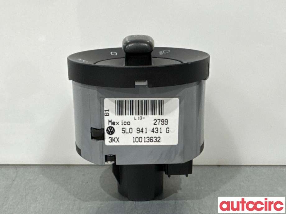 Bryter lys til Škoda Yeti 2009-2013 (Fase 1)  (SKODA|5L0941431G|10013632)