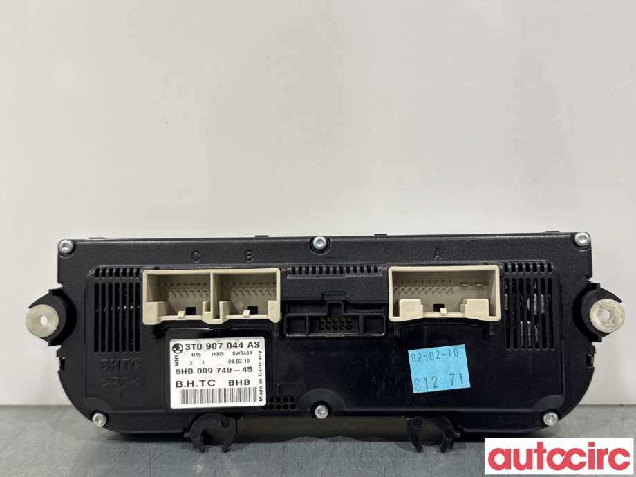 Varmeapparat betjening til Škoda Yeti 2009-2013 (Fase 1)  (SKODA|3T0907044AS|5HB009749-45|3T0907044CS)