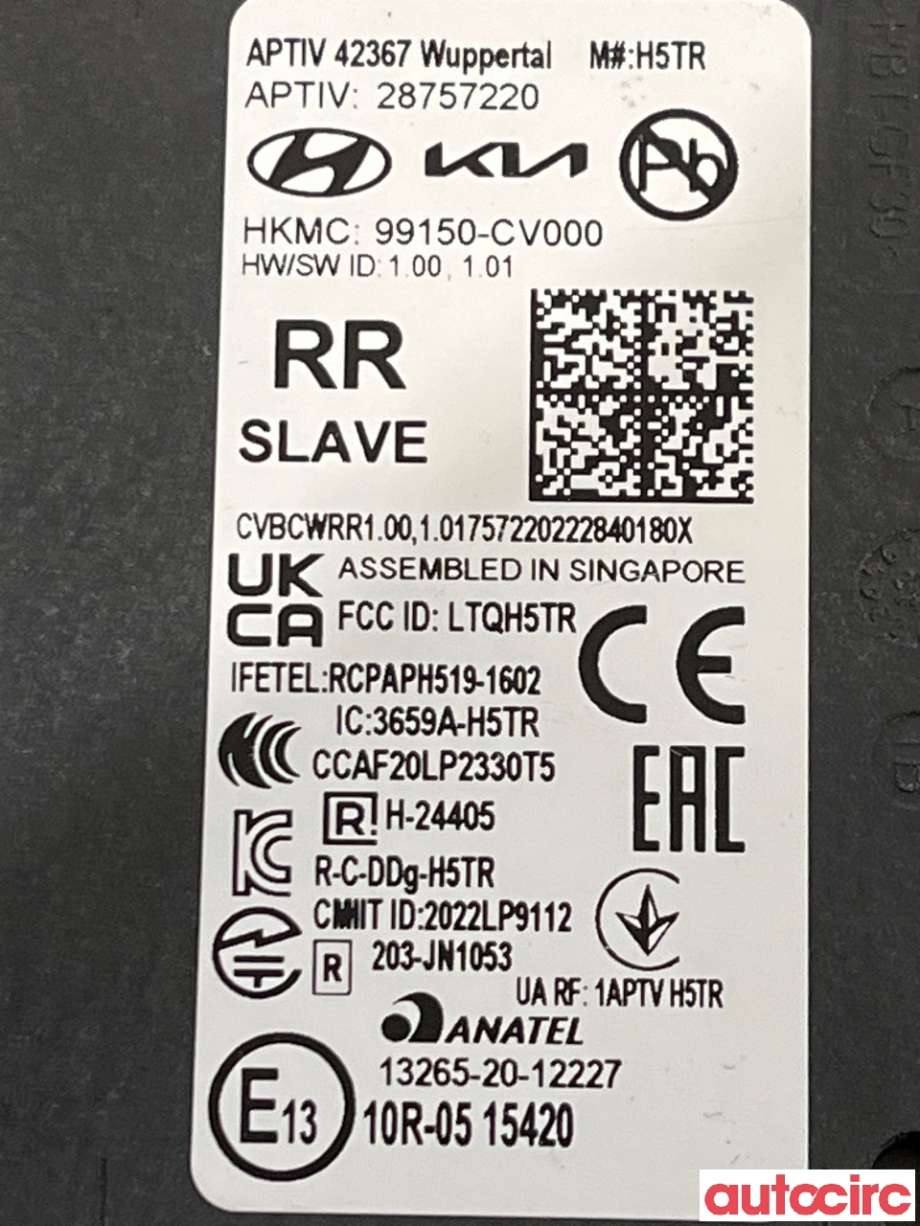 Sensor radar til Kia EV6 2021-->>  (KIA|99150CV000|99150-CV000)