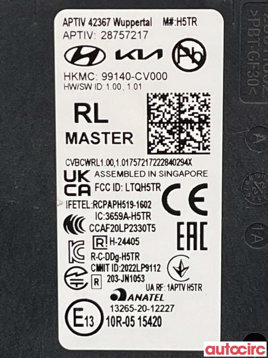 Sensor radar til Kia EV6 2021-->>  (KIA|99140CV000|99140-CV000)