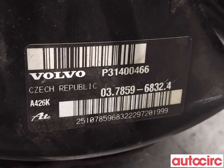 Bremsekraft-forsterker til Volvo V60/V60 CC 2013-2018 (Type I, Fase 2) (VOLVO|31423510|037859-68324|31400466)