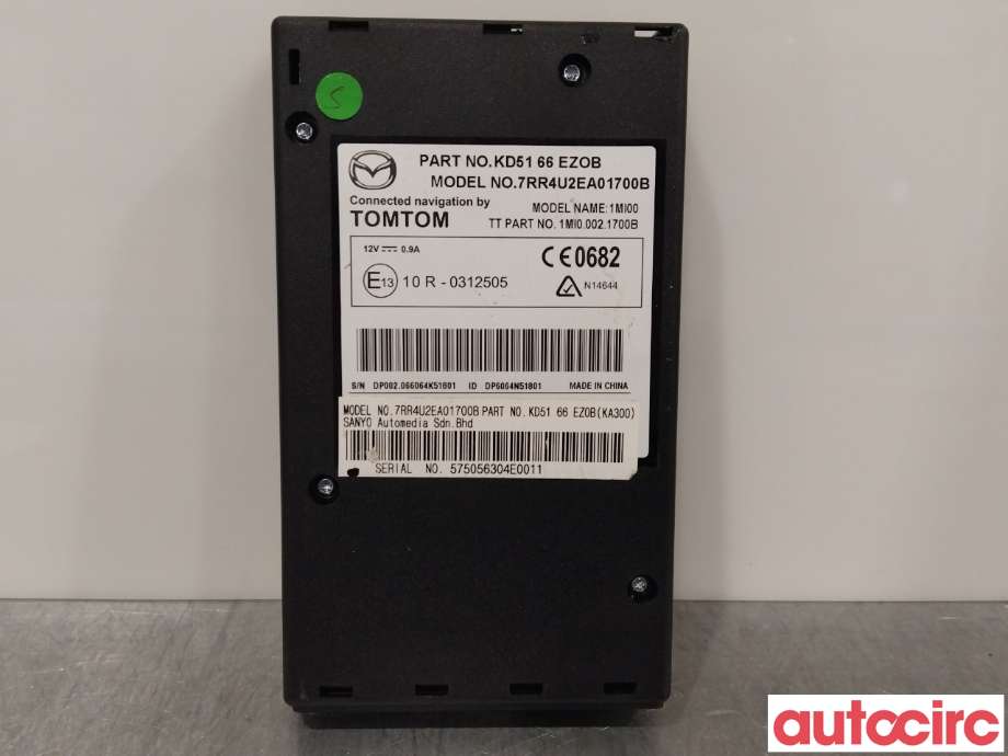 Styreenhet diverse til Mazda CX-5, 2012-2017 (Type I) (MAZDA|KD51-66-EZ0E)