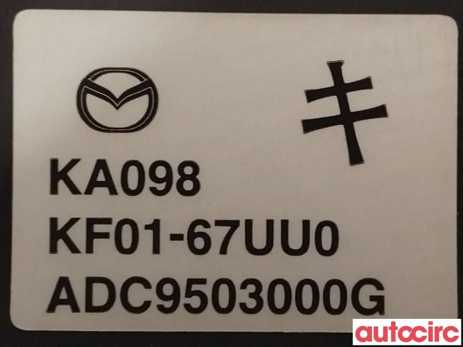 Styreenhet parkering til Mazda CX-5 2012-2017 (Type I) (MAZDA|KF01-67-UU0|KF01-67UU0)