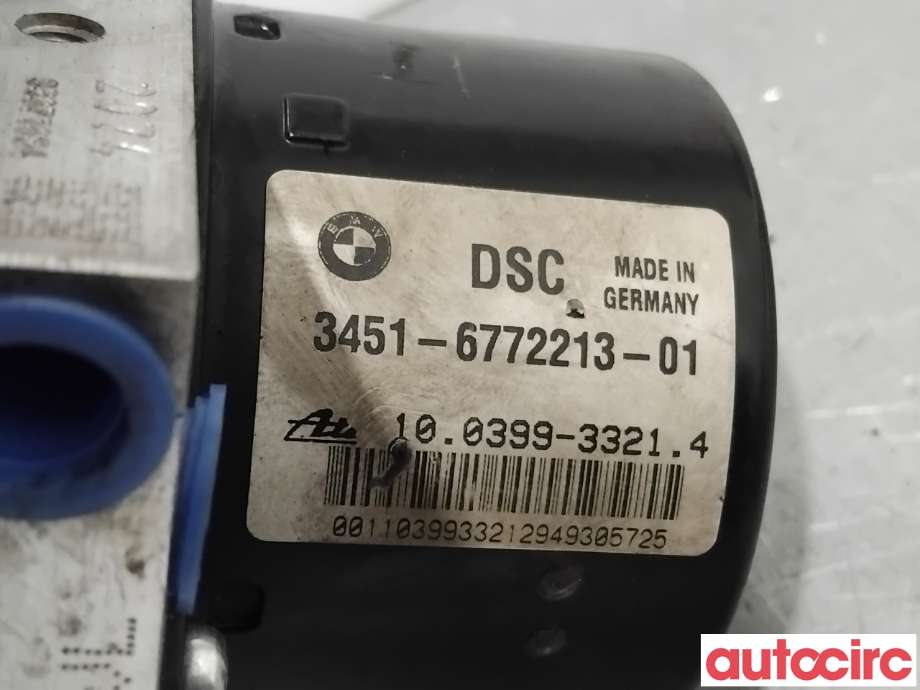 ABS sentral til BMW 3-Serie 2005-2011 (E90/E91/E92/E93) (E90/E91/E92/E93) (BMW|34512460450|100399-33214|34526772214)