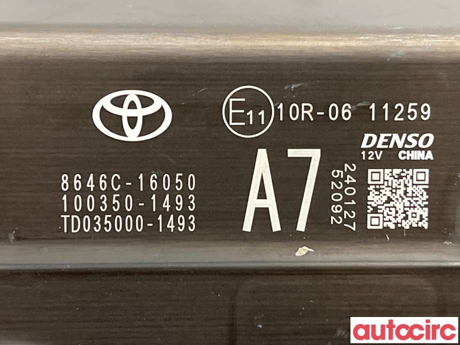 Sensor radar til Toyota Corolla 2019-->> (TOYOTA|8646C16070|100350-1493|8646C-16050)