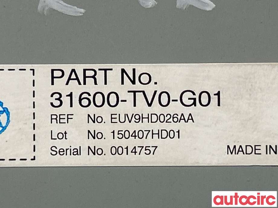 Styreenhet diverse til Honda Civic 2012-2015 (Type IX, Fase 1)  (HONDA|31600-TV0-G01)