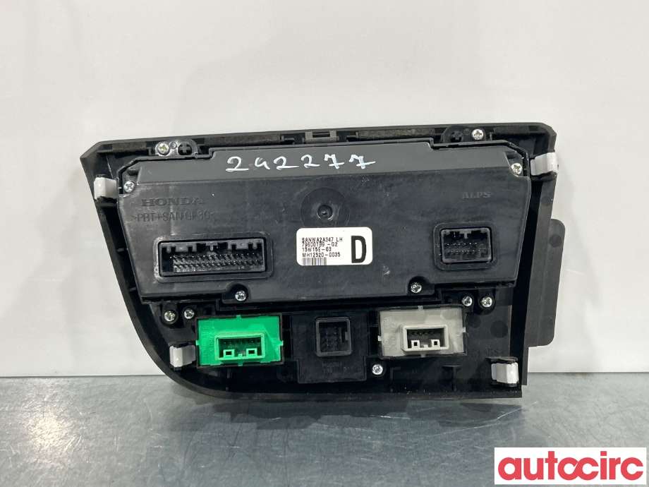 Varmeapparat betjening til Honda Civic 2012-2015 (Type IX, Fase 1)  (HONDA|79604-TA9-F52ZB|79600-TB9-G2)