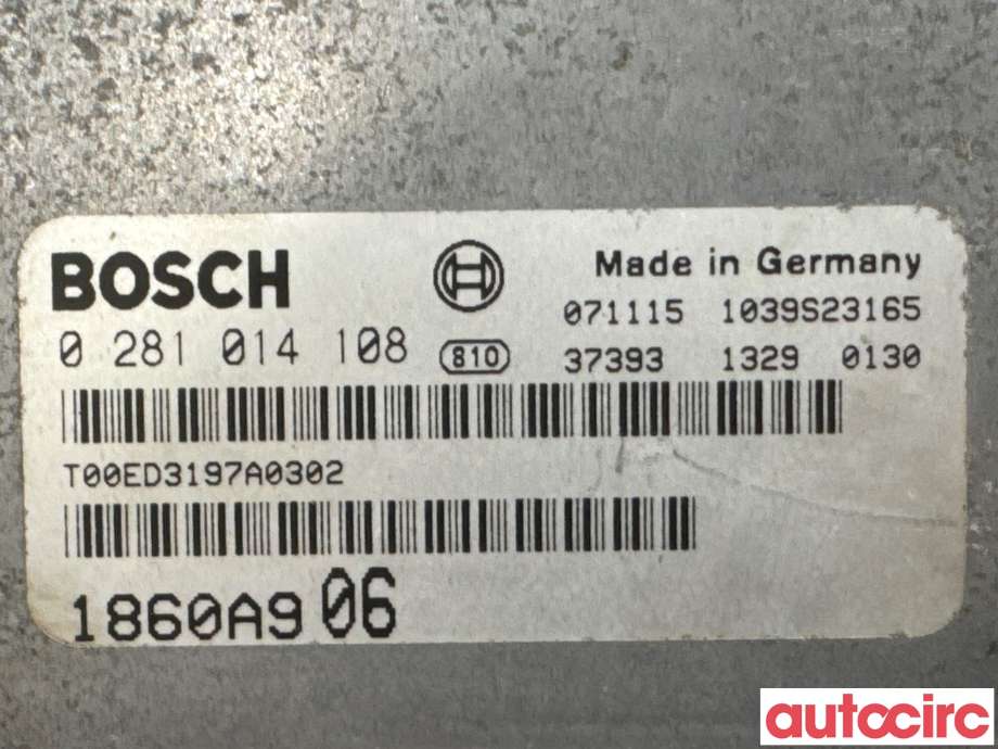 Styreenhet motor til Mitsubishi Outlander 2007-2010 (Type II, Fase 1) (MITSUBISHI|1860A906|0281014108)