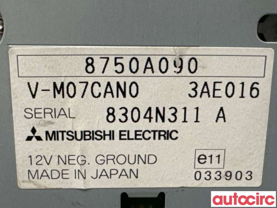 Styreenhet diverse til Mitsubishi Outlander 2007-2010 (Type II, Fase 1)  (MITSUBISHI|8750A090|)