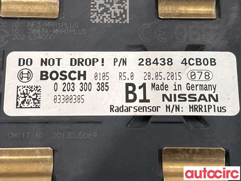 Sensor radar til Nissan X-Trail 2014-2022 (T32) (T32) (NISSAN|284384CB0D|284384CB0B)