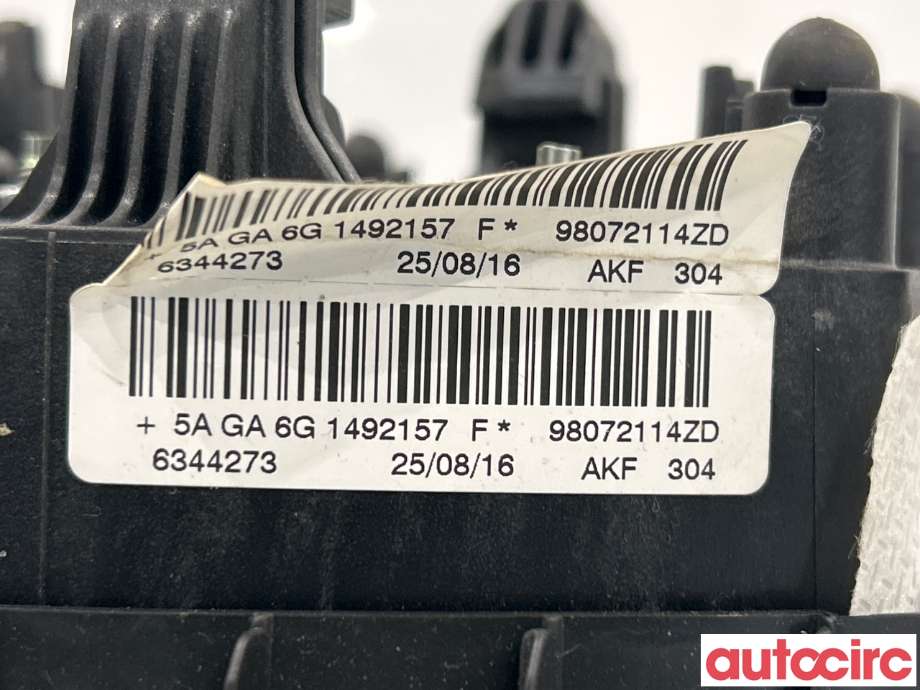Airbag rattpute til Peugeot 2008 2013-2019 (Type I)  (PEUGEOT|98072114ZD)