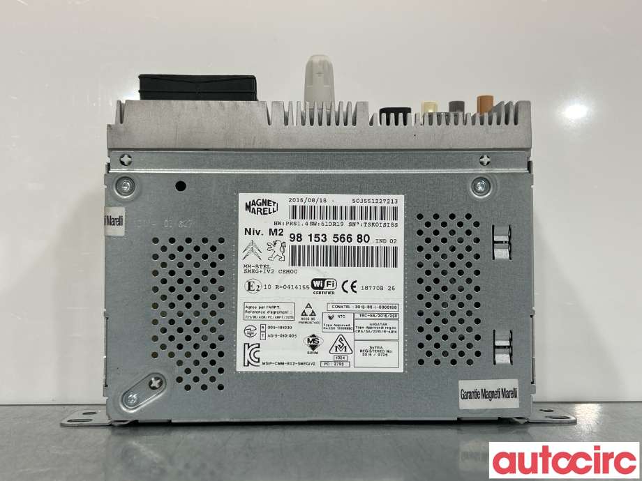 Bilstereo til Peugeot 2008 2013-2019 (Type I)  (PEUGEOT|1681639180|9815356680)