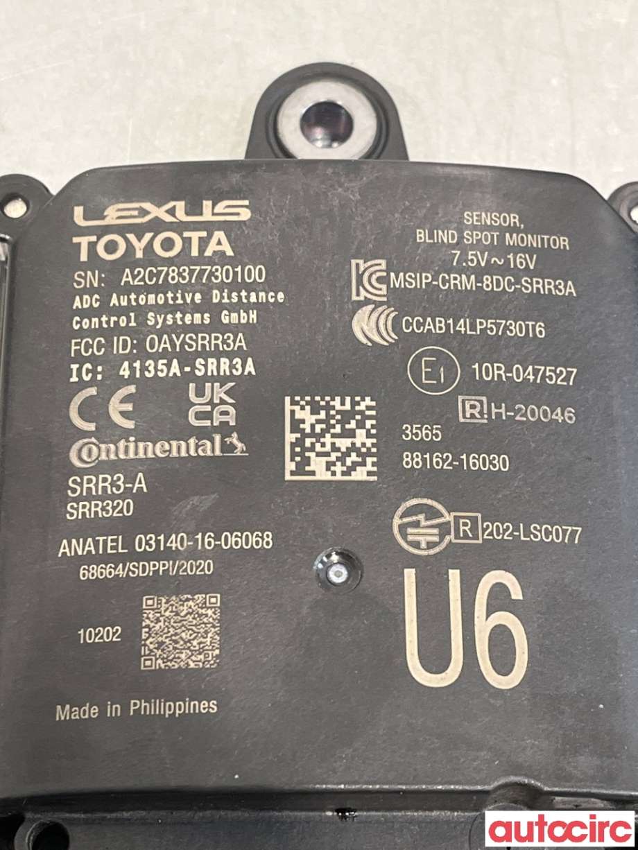 Sensor radar til Toyota Corolla 2019-->>  (TOYOTA|8816216030|A2C7837730100|88162-16030)