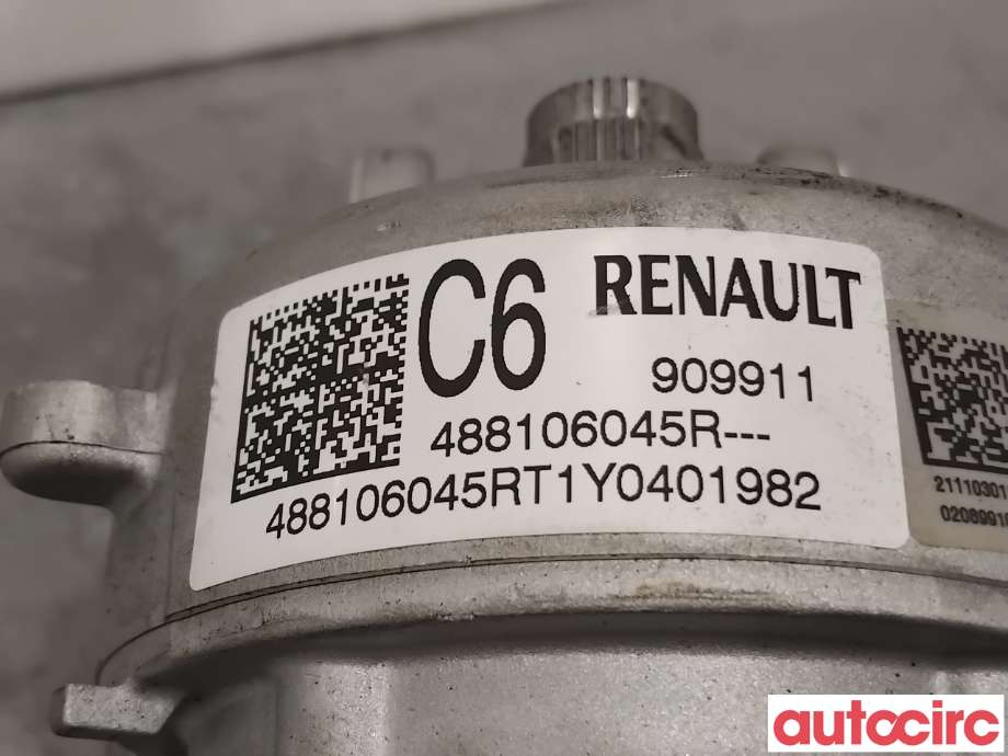Rattaksel elektrisk servo til Renault Zoe 2013-2019 (Fase 1)  (RENAULT|488106045R|)