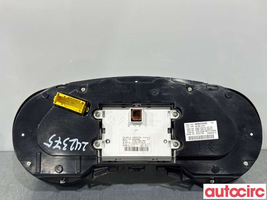 Instrumentpanel til Peugeot 5008 2010-2017 (Type I)  (PEUGEOT|6103Y4|69189-270U|9805170680)
