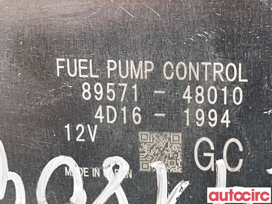 Styreenhet drivstoffpumpe til Toyota Corolla 2019-->> (TOYOTA|8957148010|89571-48010)