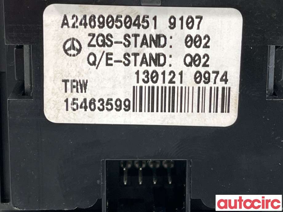 Bryter elektrisk håndbrekk/parkbrems til Mercedes A-Klasse 2012-2018 (W176) (W176) (MERCEDES|A2469050451)