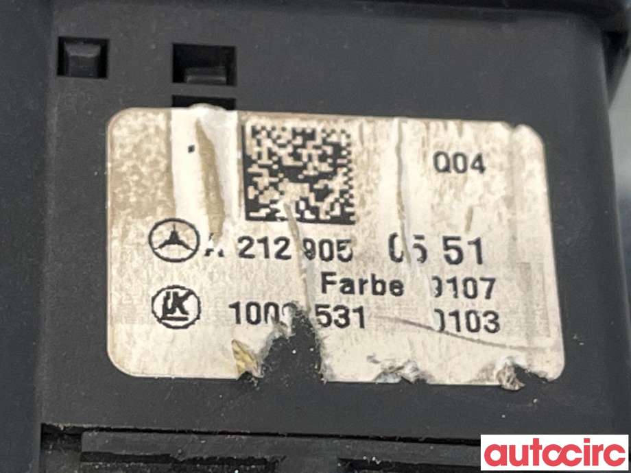 Bryter lys til Mercedes A-Klasse 2012-2018 (W176) (W176) (MERCEDES|A2129050551)