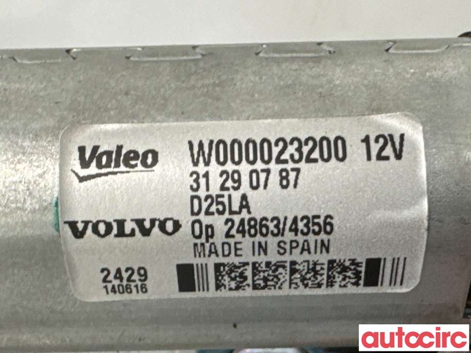 Viskermotor bakrute til Volvo V70 2007-2013 (Type III, Fase 1)  (VOLVO|31290787|W000023200)