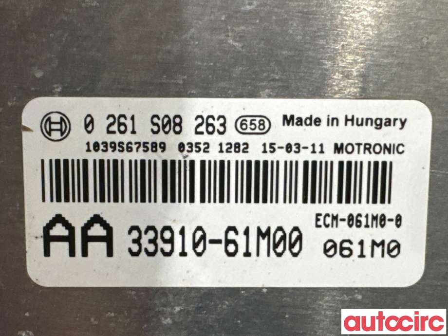 Styreenhet motor til Suzuki SX4 S-CROSS 2013-->> (Type II) (SUZUKI|33910-61M00|0261S08263)