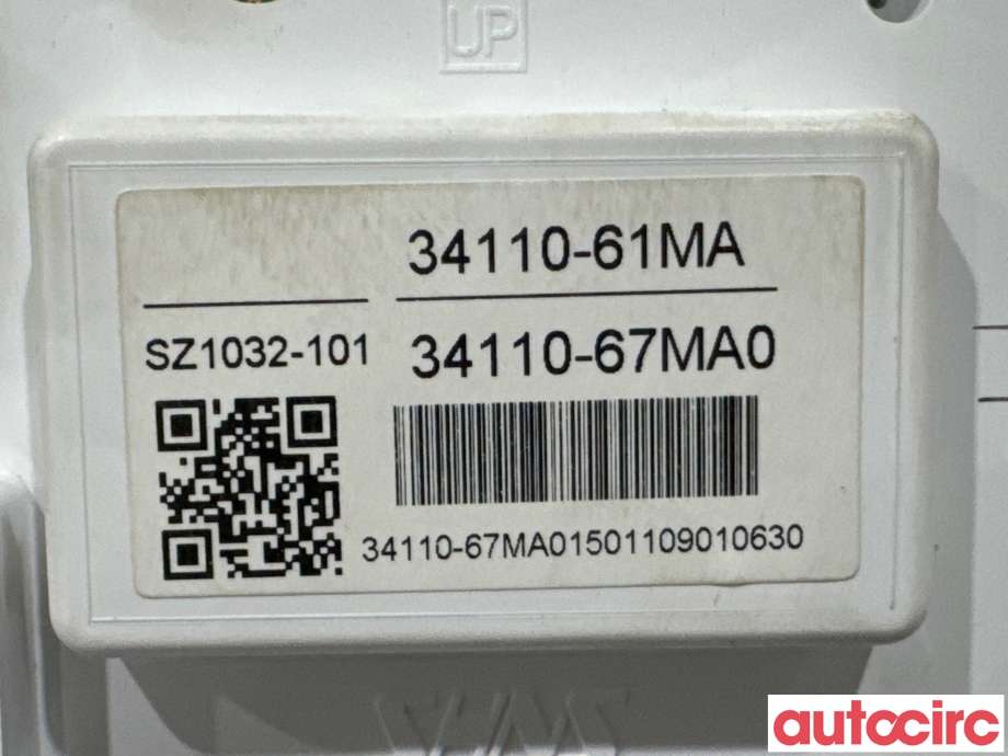 Instrumentpanel til Suzuki SX4 S-CROSS 2013-->> (Type II)  (SUZUKI|34100-63MR0|SZ1032-101|34110-61MA0)