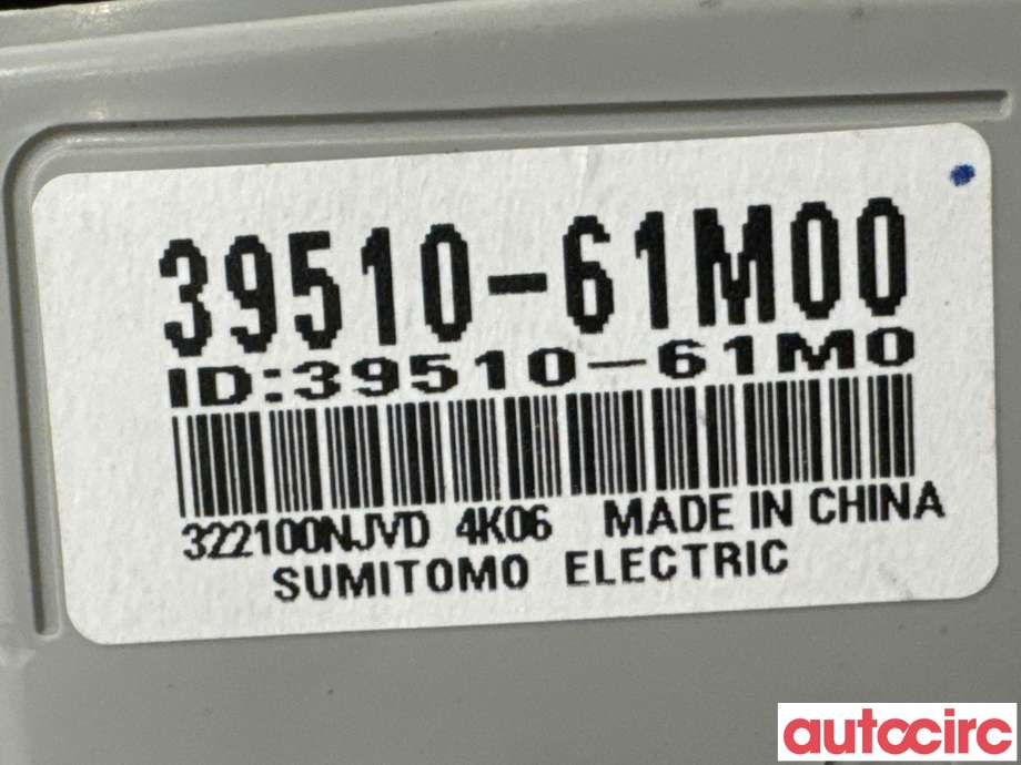 Varmeapparat betjening til Suzuki SX4 S-CROSS 2013-->> (Type II) (SUZUKI|39510-61M00-BKZ||39510-61M00)