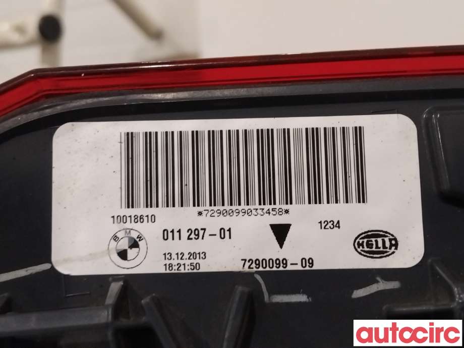Baklykt venstre til BMW X5 2013-2018 (F15) (F15) (BMW|63217470885|10018610|7290099-09)