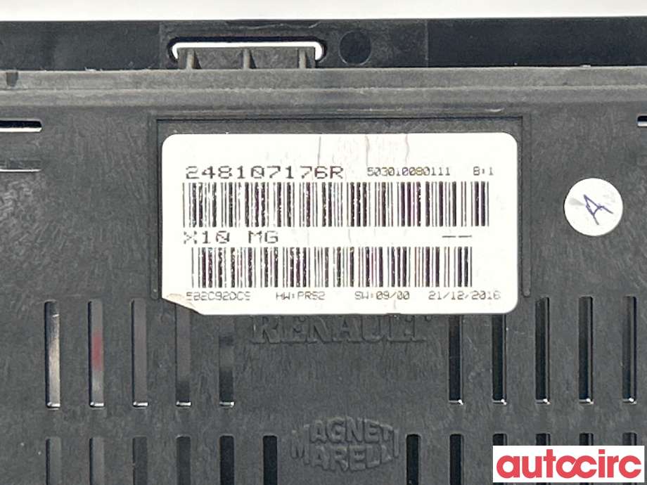 Instrumentpanel til Renault Zoe 2013-2019 (Fase 1)  (RENAULT|248105950R|248107176R)