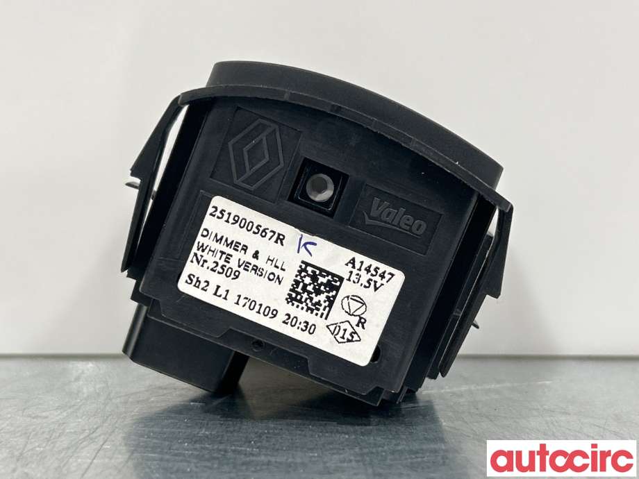 Bryter diverse til Renault Zoe 2013-2019 (Fase 1) (RENAULT|251900567R)