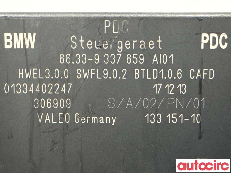 Styreenhet parkering til BMW X5 2013-2018 (F15) (F15) (BMW|66335A02F95||66339337659)
