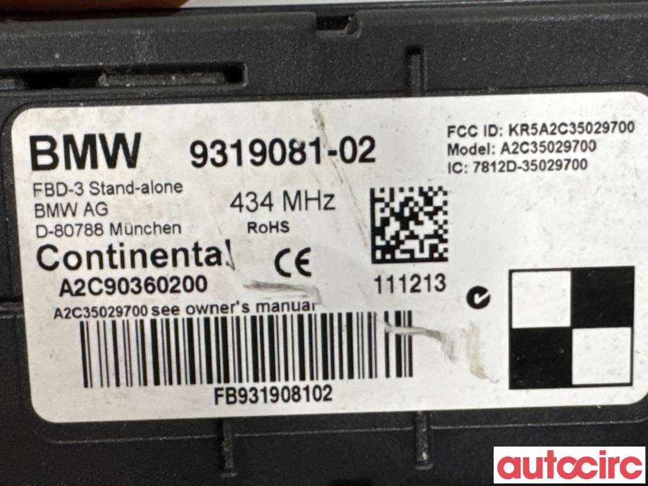 Styreenhet diverse til BMW X5 2013-2018 (F15) (F15) (BMW|61357928663|A2C90360200|9319081)