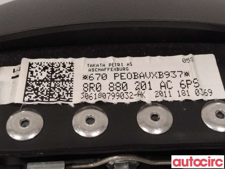 Airbag rattpute til Audi A5 2007-2016 (Type I)  (AUDI|8R0880201AC)