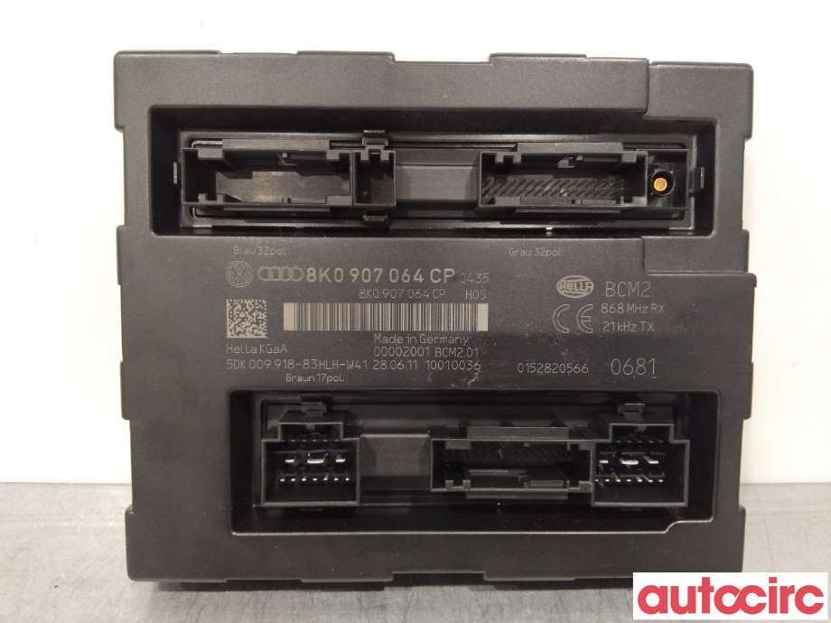 Styreenhet comfort (BCM) til Audi A5 2007-2016 (Type I)  (AUDI|8K0907064CQ|0152820566|8K0907064CP)