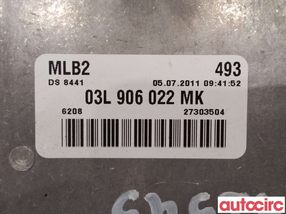 Styreenhet motor til Audi A5 2007-2016 (Type I)  (AUDI|03L906022MK|)