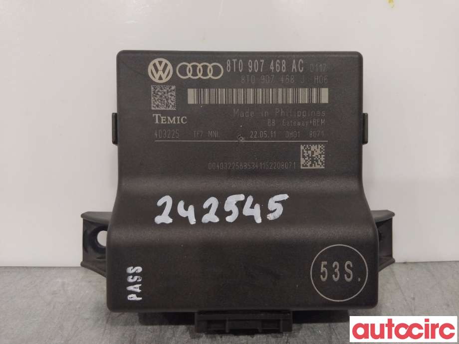 Diverse deler til Audi A5, 2007-2016 (Type I)  (AUDI|8T0907468AC)