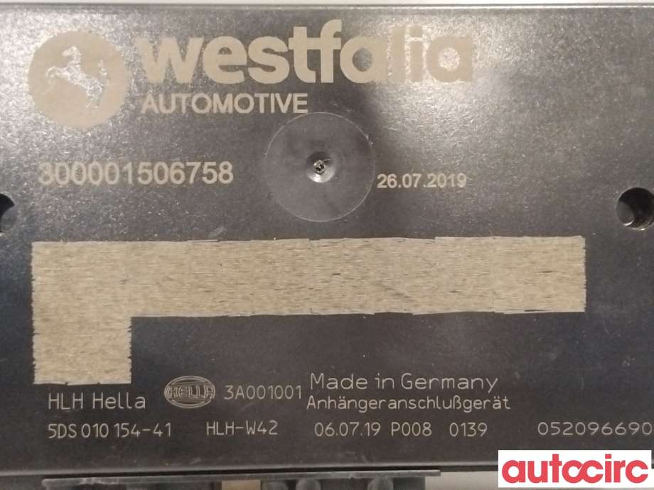 Styreenhet hengerfeste til Škoda Yeti 2009-2013 (Fase 1)  (SKODA|NONR|5DS010154-41|)