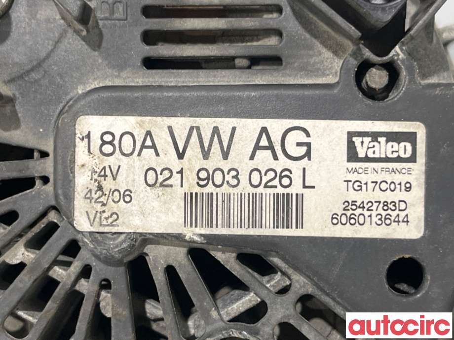 Dynamo til VW Passat 2005-2010 (B6) (B6) (VOLKSWAGEN|021903026LX|TG17C019|021903026L)